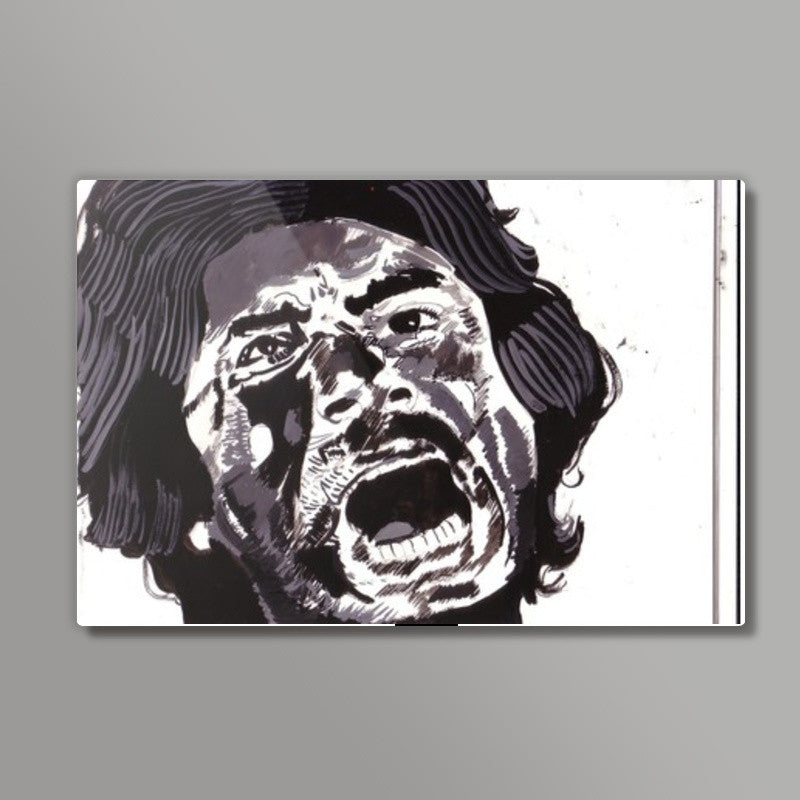 Bollywood superstar Amitabh Bachchan is an angry young man Wall Art