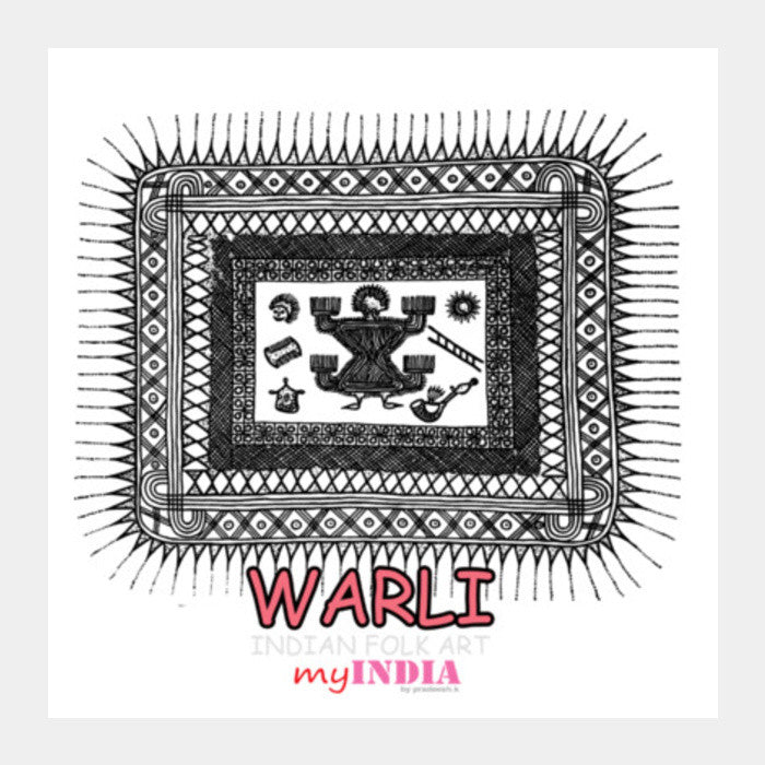 warli Square Art Prints