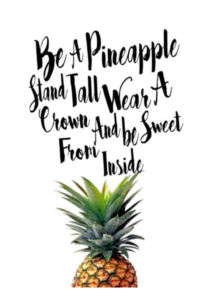 PosterGully Specials, Be A Pineapple. Wall Art