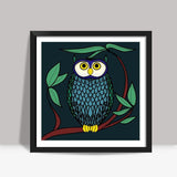 The Owl Square Art Prints