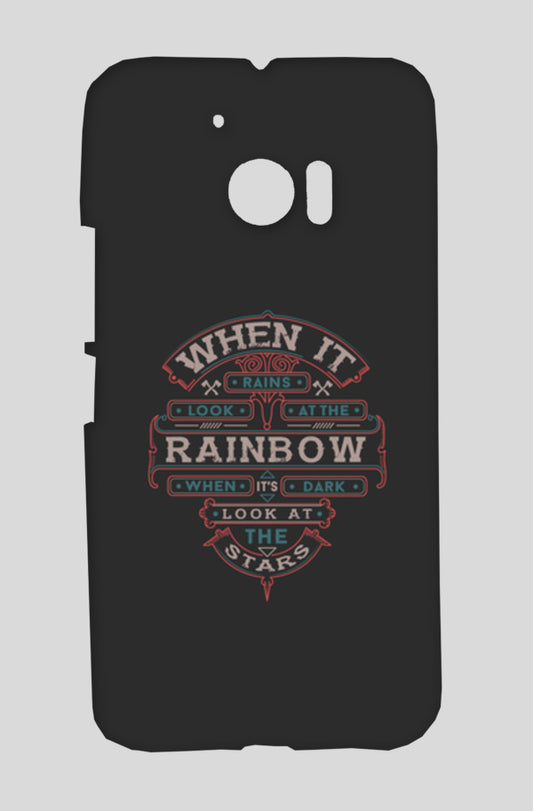 When It Rains Look At The Rainbow, When Its Dark Look At The Stars HTC Desire Pro Cases