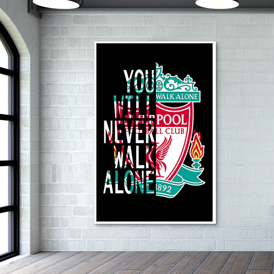 Liverpool Football Club - You will never walk alone Wall Art