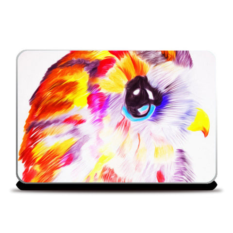 Colorful owl laptop skins Laptop Skins