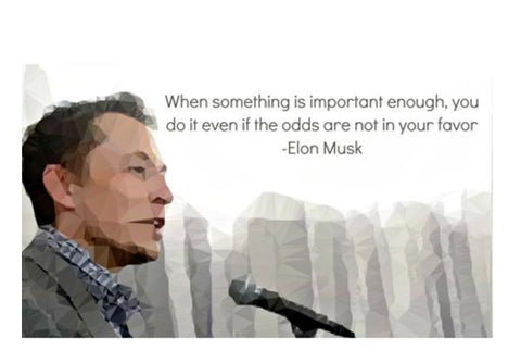 PosterGully Specials, Elon Musk Wall Art