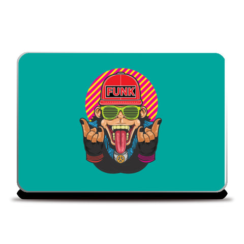 funky monkey yo yo Laptop Skins
