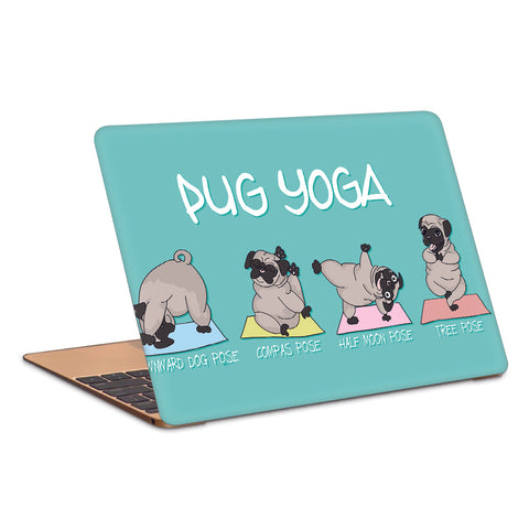 Pug Yoga Laptop Skin