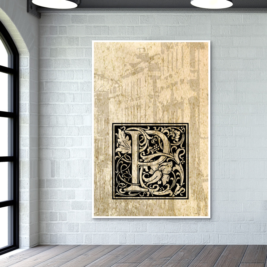 Ornate P Wall Art