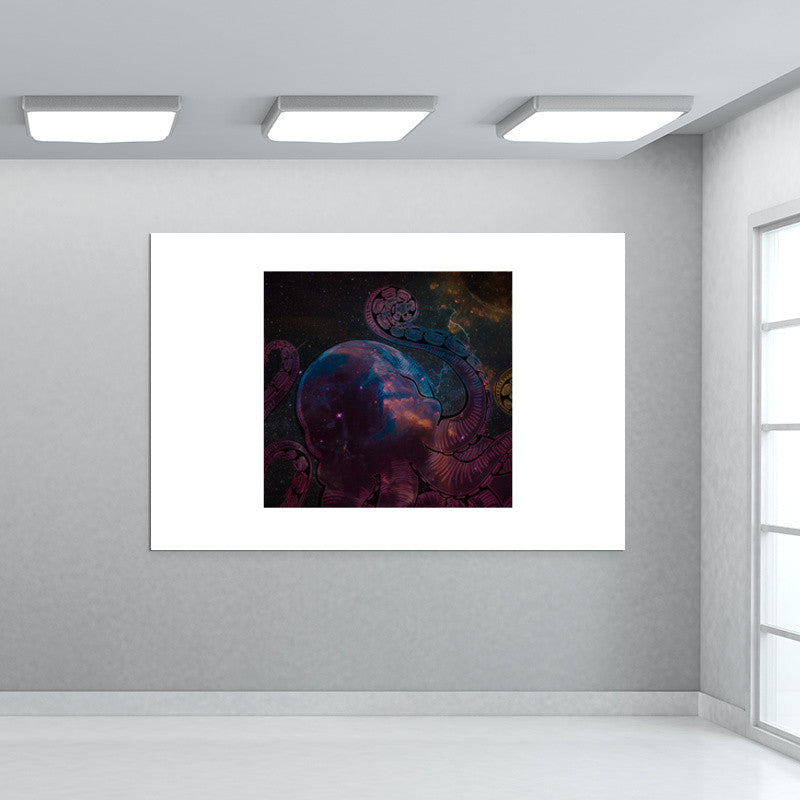 Antariksh : Space Octopus Wall Art