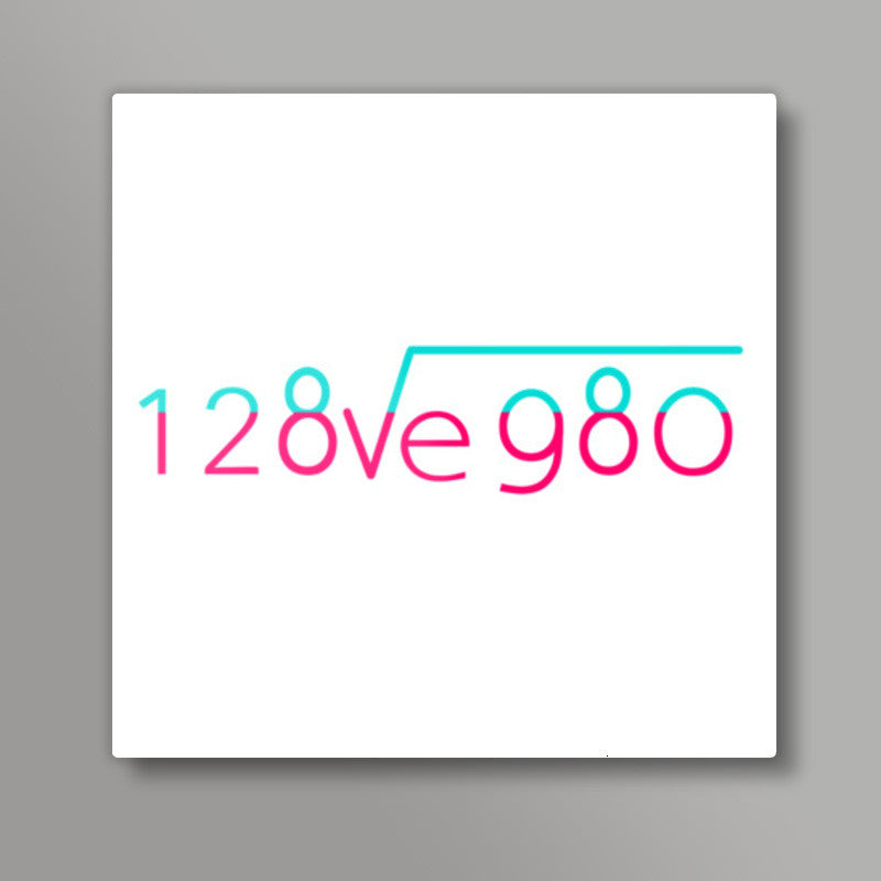 I LOVE YOU Square Art Prints