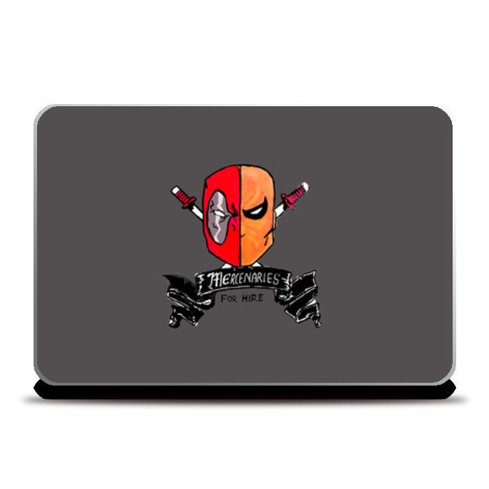 Laptop Skins, Deadpool-DeathStroke Laptop Skins