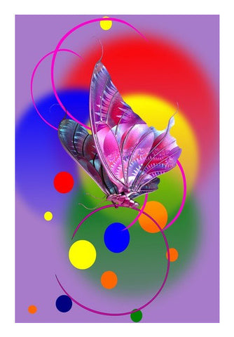 Butterfly In Dream Art PosterGully Specials