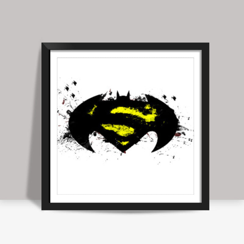 Superman vs Batman Square Art | Alok kumar
