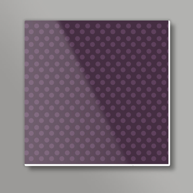 Purple Dots Square Art Prints