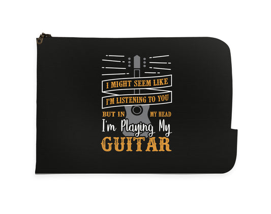 Guitar Quote And Saying Laptop Sleeve