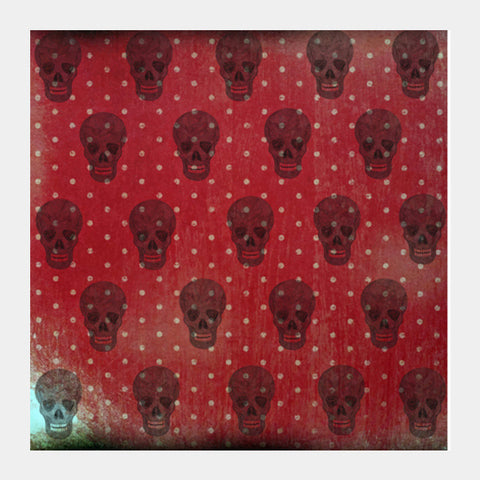 Red Skull Square Art Prints