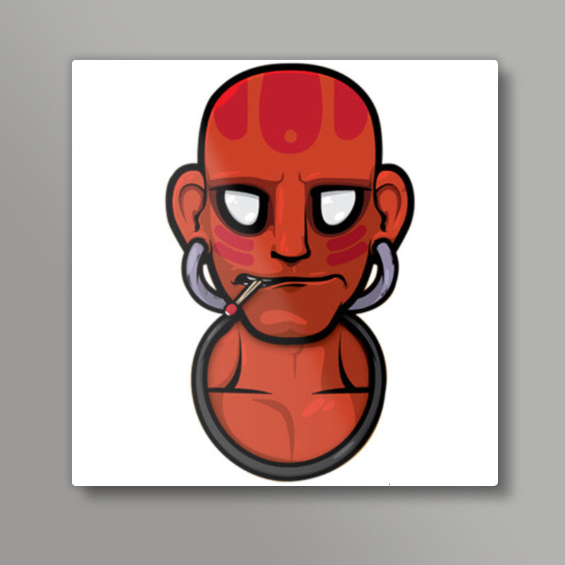 Devil Square Art Prints