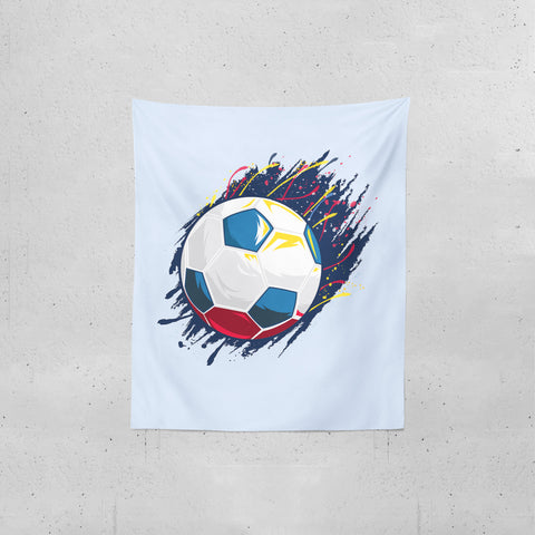 Smash Kick Football Art Tapestries | #Footballfan