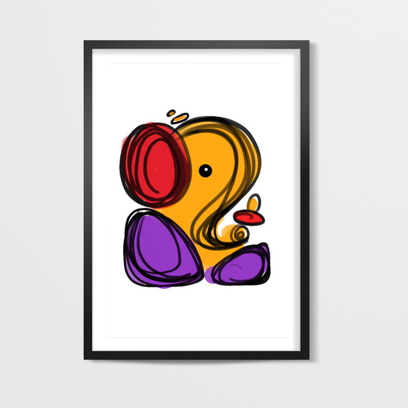 Little Ganesha Wall art | Raviraj Kumbhar