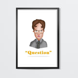 Dwight from The Office Wall Art