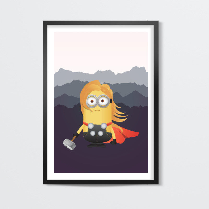 Minion Thor Wall Art