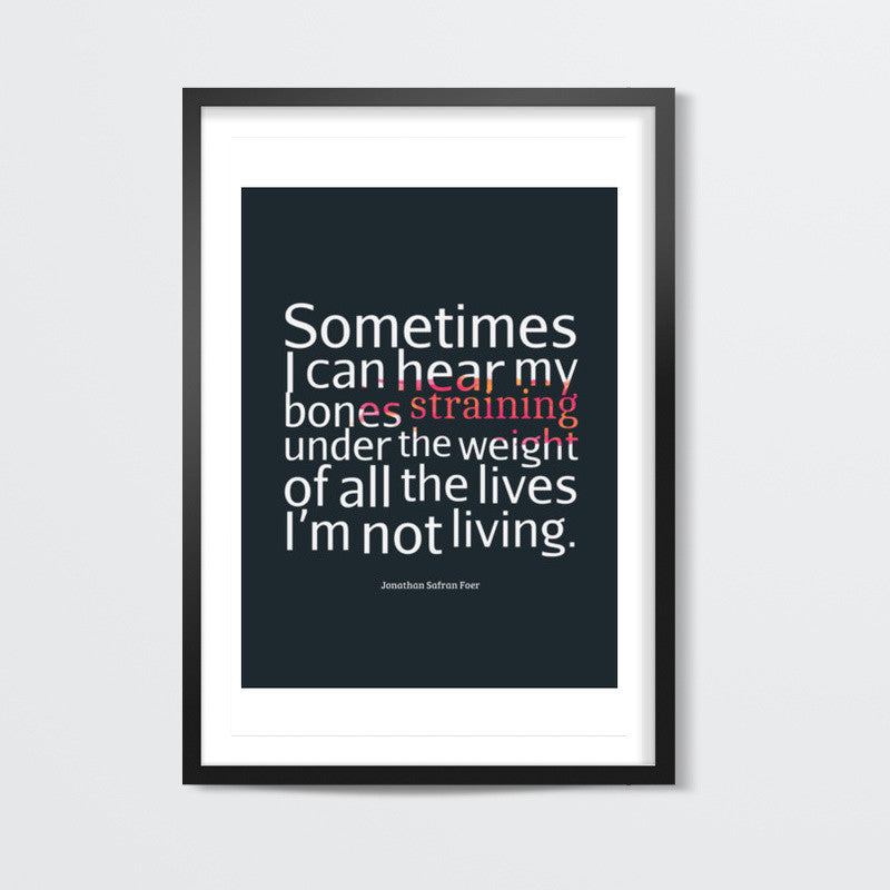 Different Lives - Inspirational Wall Art