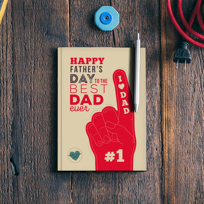 My Dad is The Number One Fathers Day | #Fathers Day Special Notebook
