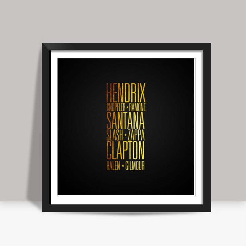 Guitar Legends Square Art Prints