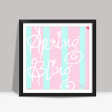Spring flower Square Art Prints