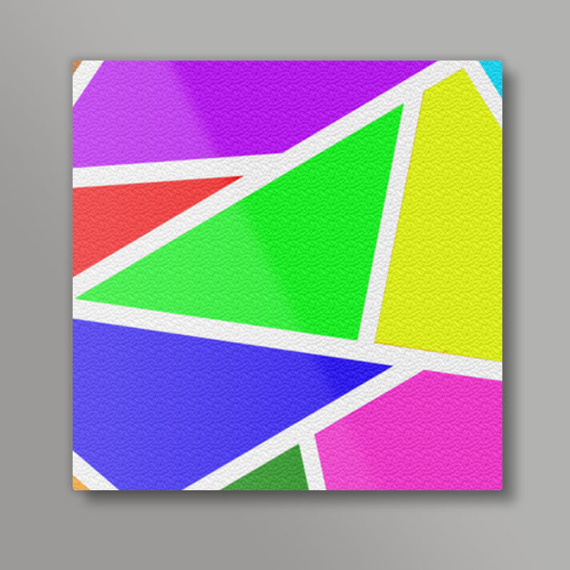 Mosiac art - Colorful Pattern Square Art Prints