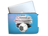 I Love Fooball Laptop Sleeves | #Footballfan