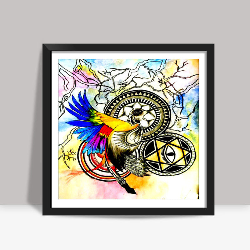 Mocking Bird Square Art Prints