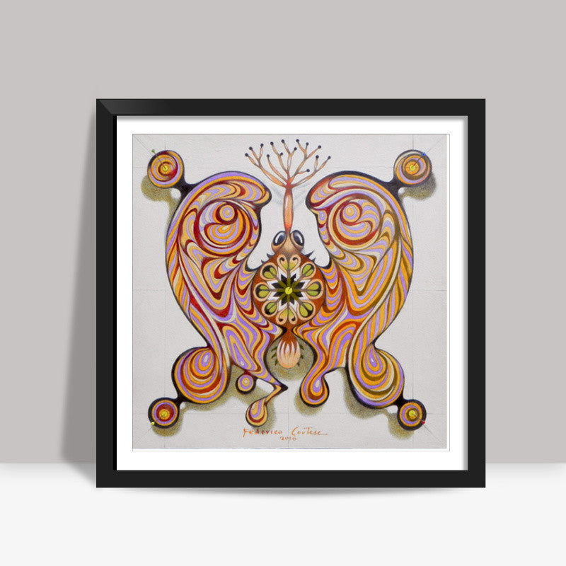 imperial butterfly Square Art Prints
