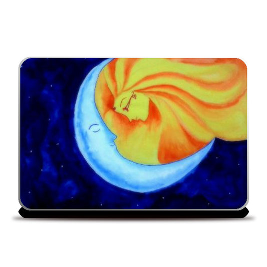 Laptop Skins, Sun Moon Love Laptop Skin | Sayli M, - PosterGully