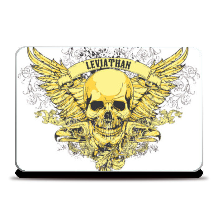 Winged Skull Laptop Skins