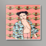 Goddess Amaterasu Square Art Prints