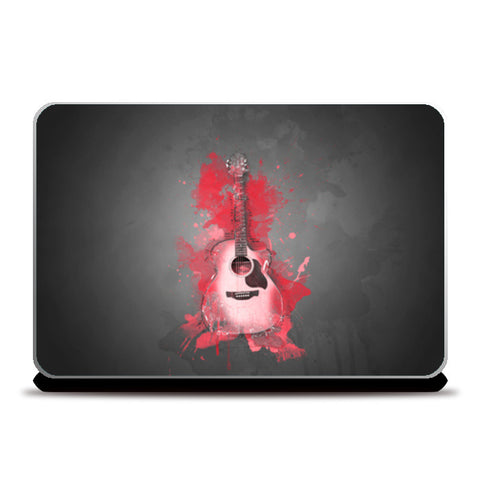 Guitar Splash – Red Laptop Skins