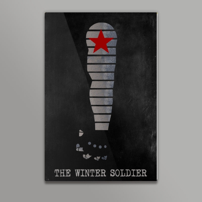 Winter soldier captain america Wall Art
