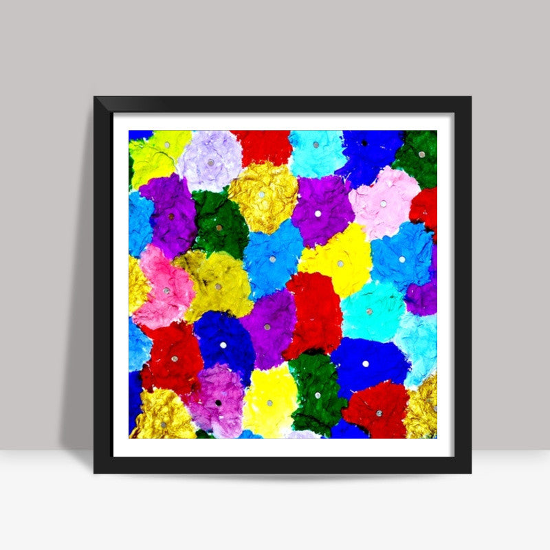 Abstract colors Square Art Prints