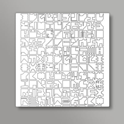 Printed Pixels Square Art Prints