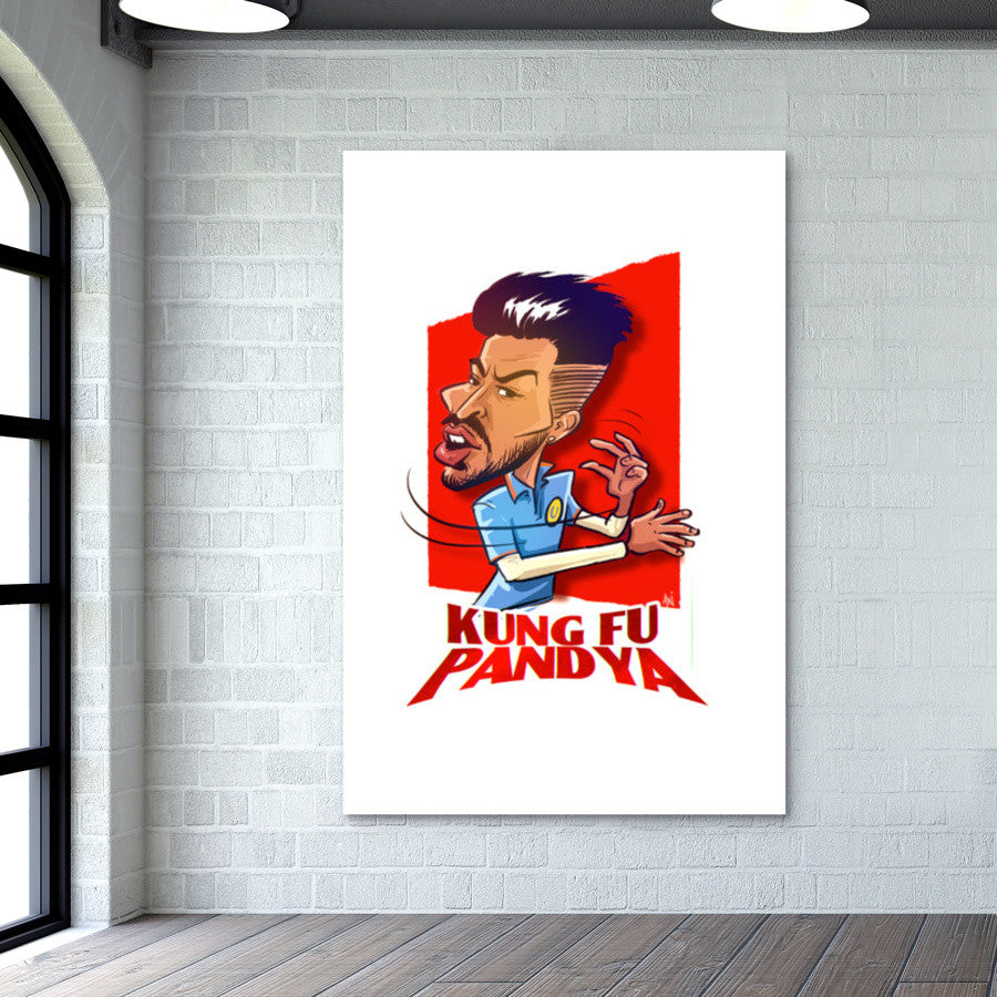 Kung Fu Pandya Wall Art