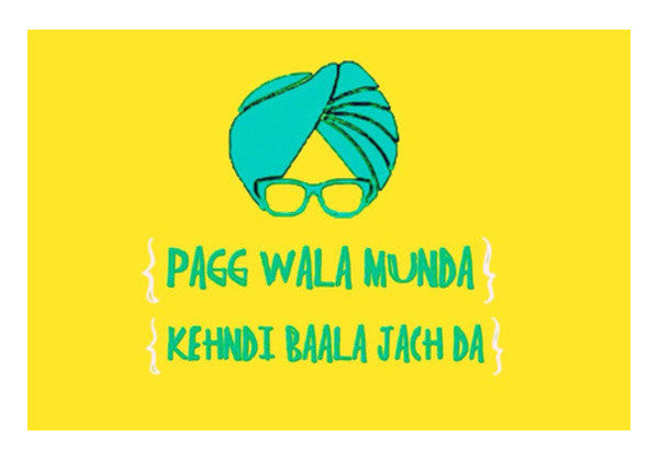 Pagg Wala Munda Art PosterGully Specials
