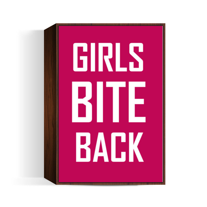 GIRLS BITE BACK Wall Art