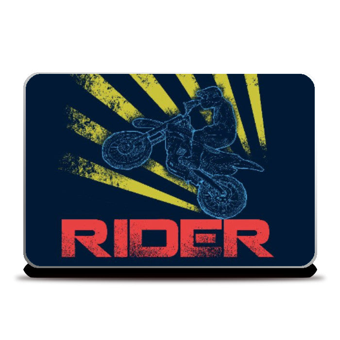 Laptop Skins, RIDER Laptop Skin | Nikhil Nitin Lokhande, - PosterGully