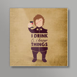 Tyrion Lannister - Game of Thrones Square Art Prints