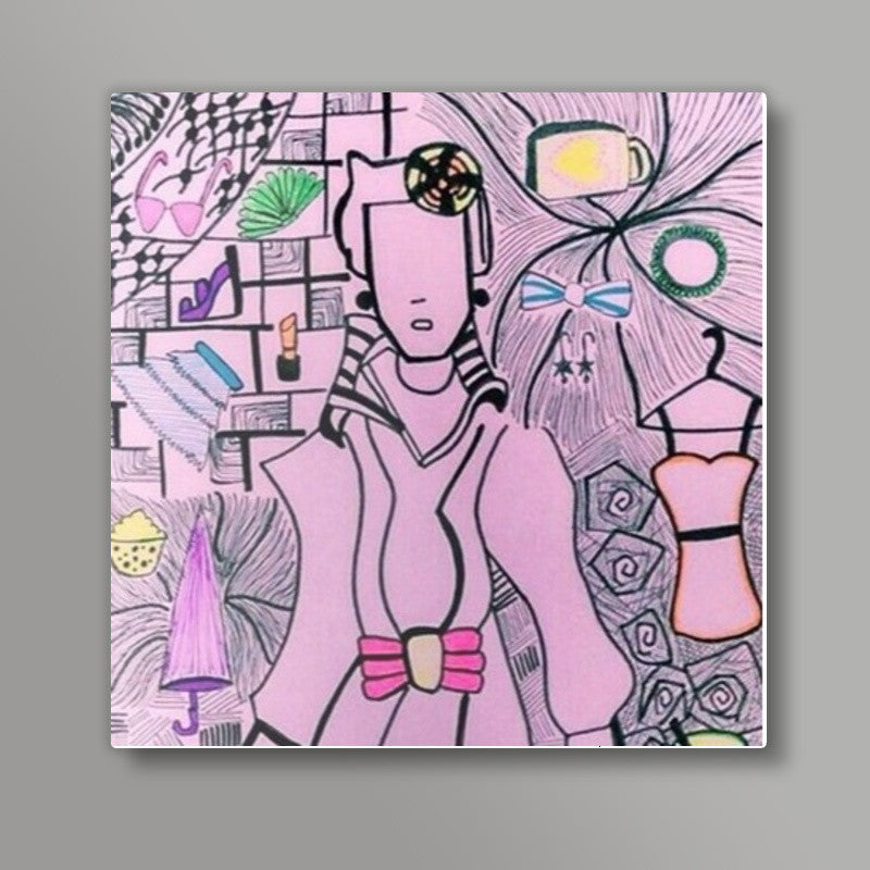 devil wears prada Square Art Prints