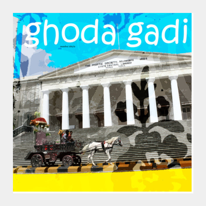 Square Art Prints, Ghoda Gadi Square Art Prints