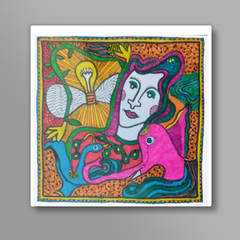 firefly5 Square Art Prints