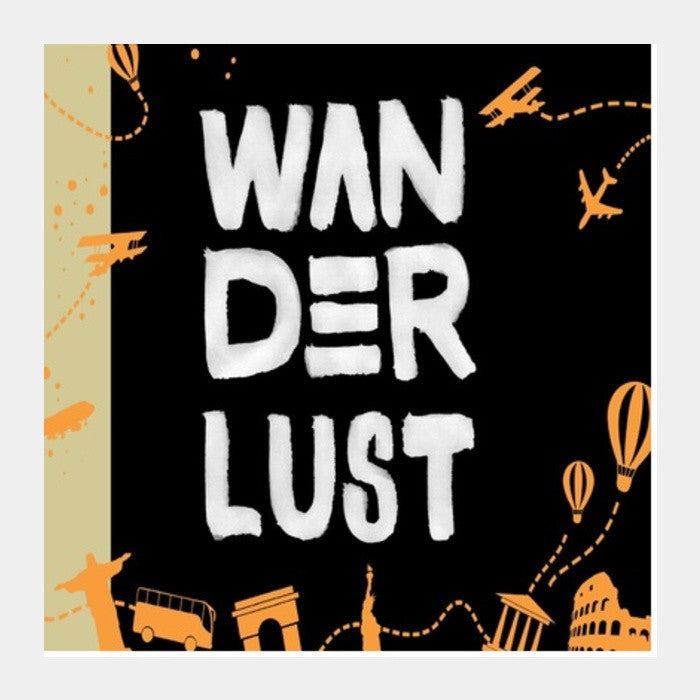 Square Art Prints, Wanderlust Square Art Prints
