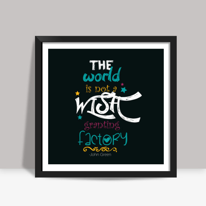 WISH FACTORY! Square Art Prints