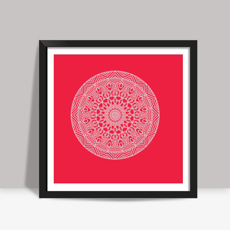 Rangoli Art Square Art Prints